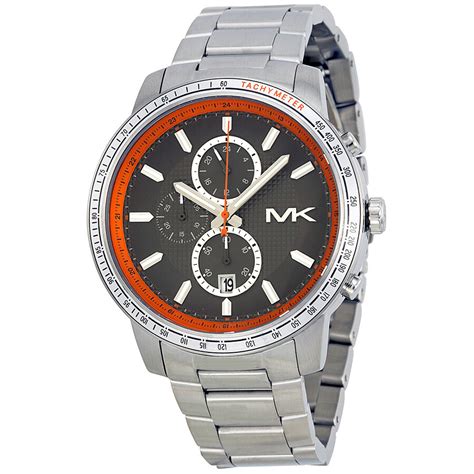 michael kors granger|Michael Kors Granger Black Dial Stainless Steel Men's Watch .